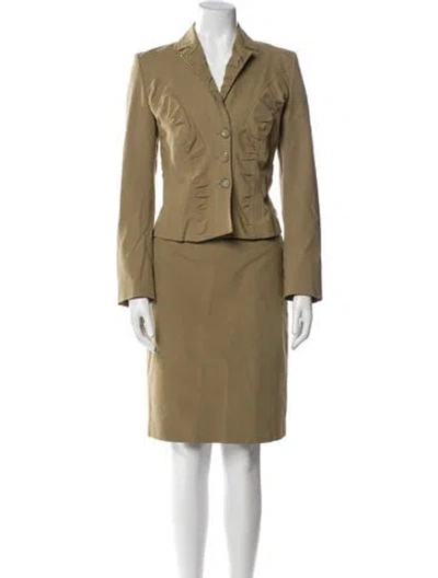 Pre-owned Les Copains Skirt Set In Brown
