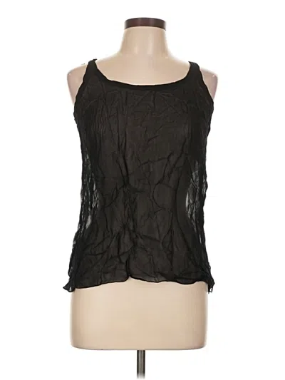 Pre-owned Les Copains Sleeveless Blouse In Black
