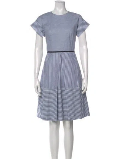 Pre-owned Les Copains Striped Knee-length Dress In Multi