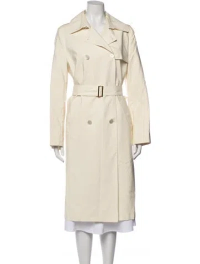 Pre-owned Les Copains Trench Coat In Neutral