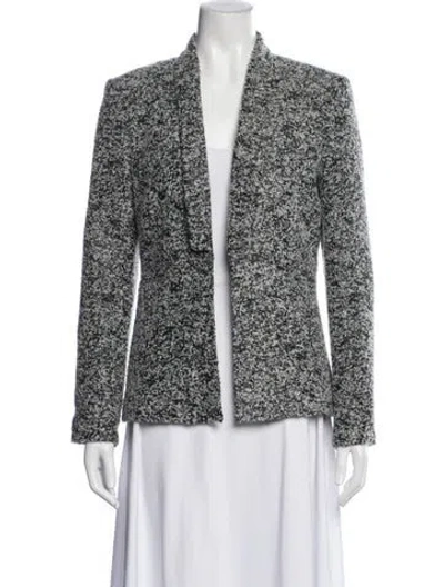 Pre-owned Les Copains Tweed Pattern Jacket In Multi