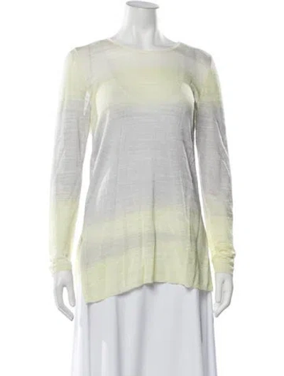 Pre-owned Les Copains Vintage Tie-dye Print Top In Grey