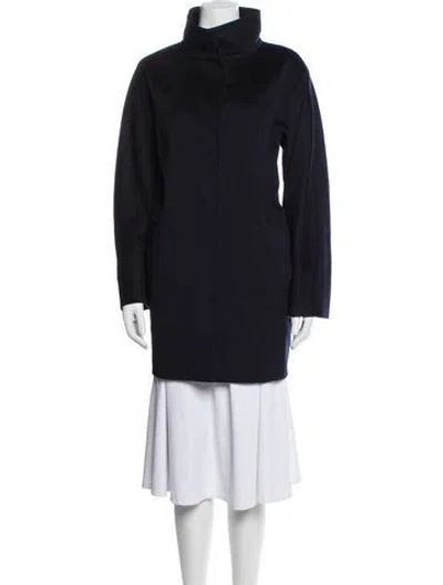 Pre-owned Les Copains Virgin Wool Jacket In Blue