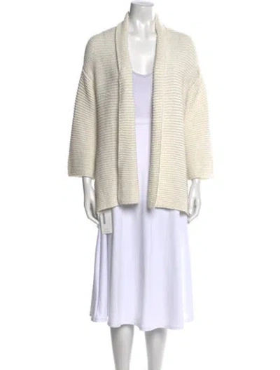 Pre-owned Les Copains V-neck Sweater In Neutral