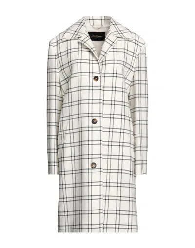 Les Copains Overcoats In White