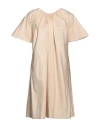 Les Copains Woman Midi Dress Beige Size 6 Polyester In Beige
