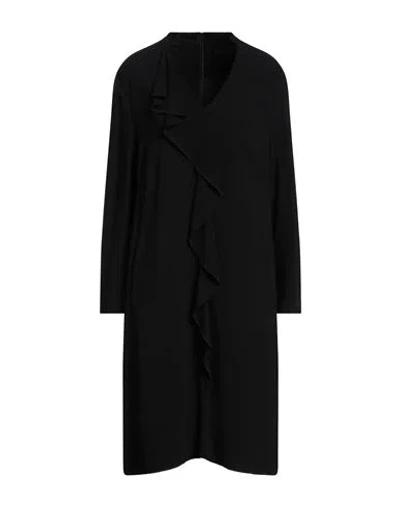 Les Copains Woman Midi Dress Black Size 14 Viscose, Elastane