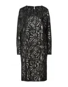 Les Copains Midi Dresses In Black