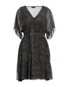 Les Copains Short Dresses In Black