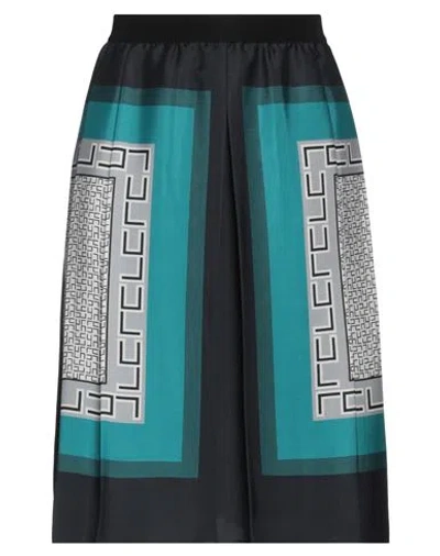 Les Copains Woman Mini Skirt Pastel Blue Size 4 Polyester, Cotton, Elastane, Viscose, Polyamide