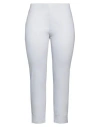 Les Copains Woman Pants Light Grey Size 10 Cotton, Polyamide, Elastane In Grey