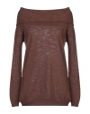 Les Copains Turtlenecks In Brown