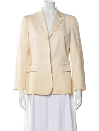 Pre-owned Les Copains Wool Blazer In Neutral