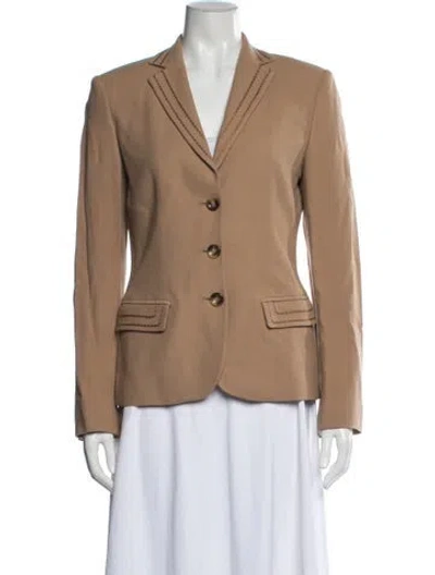 Pre-owned Les Copains Wool Blazer In Neutrals