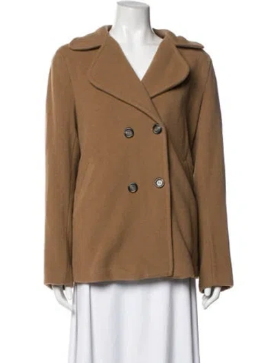 Pre-owned Les Copains Wool Jacket In Brown