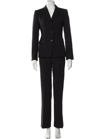 Pre-owned Les Copains Wool Pantsuit W/ Tags In Black