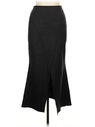 Pre-owned Les Copains Wool Skirt In Black