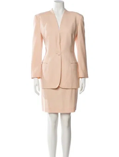Pre-owned Les Copains Wool Skirt Set In Neutral