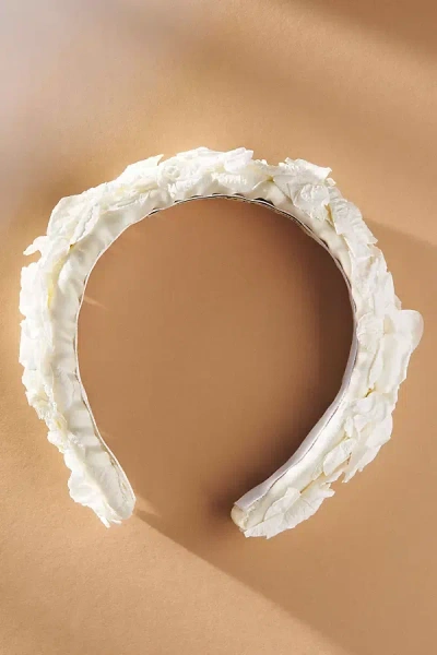 Les Couronnes De Victoire Carlotta Headband In White