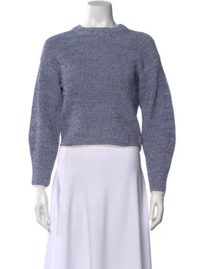 Pre-owned Les Coyotes De Paris Crew Neck Sweater In Blue