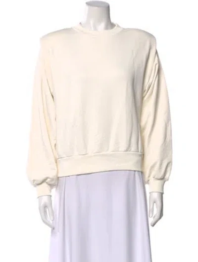 Pre-owned Les Coyotes De Paris Crew Neck Sweater In White