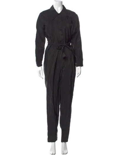 Pre-owned Les Coyotes De Paris Jumpsuit In Gray