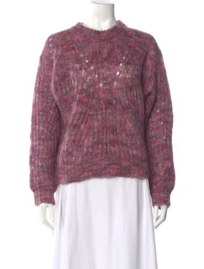 Pre-owned Les Coyotes De Paris Kid Mohair Printed Sweater In Multi