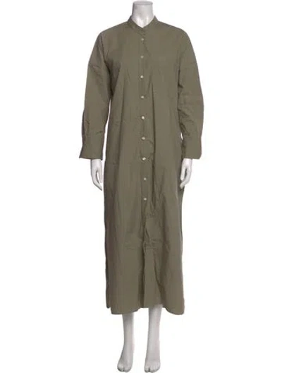 Pre-owned Les Coyotes De Paris Long Dress In Green