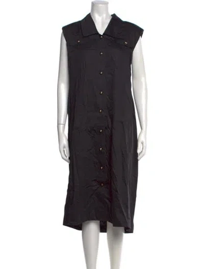 Pre-owned Les Coyotes De Paris Midi Length Dress W/ Tags In Black
