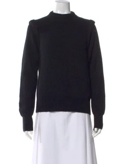 Pre-owned Les Coyotes De Paris Mock Neck Sweater In Blue