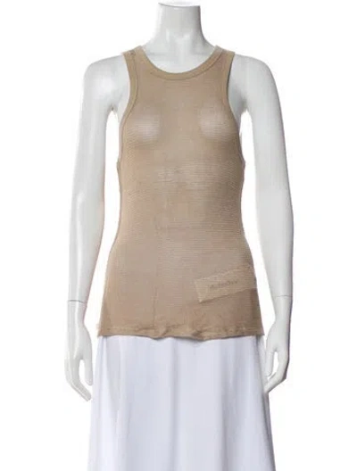 Pre-owned Les Coyotes De Paris Scoop Neck Sweater In Neutral