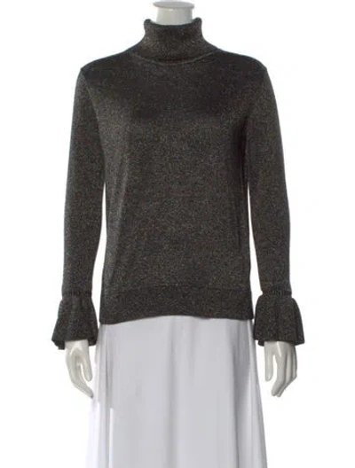Pre-owned Les Coyotes De Paris Turtleneck Sweater In Green
