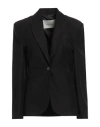 Les Coyotes De Paris Woman Blazer Black Size S Linen, Viscose, Elastane