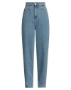 Les Coyotes De Paris Woman Jeans Blue Size 26 Cotton In Blue