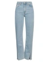 Les Coyotes De Paris Woman Jeans Blue Size 29 Cotton, Recycled Cotton