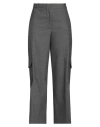 Les Coyotes De Paris Woman Pants Lead Size M Polyester, Wool, Viscose, Elastane In Grey
