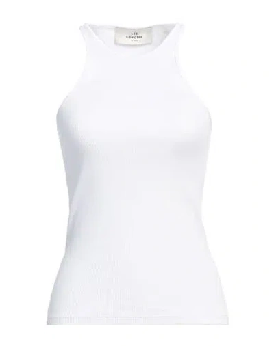 Les Coyotes De Paris Woman Tank Top White Size M Cotton
