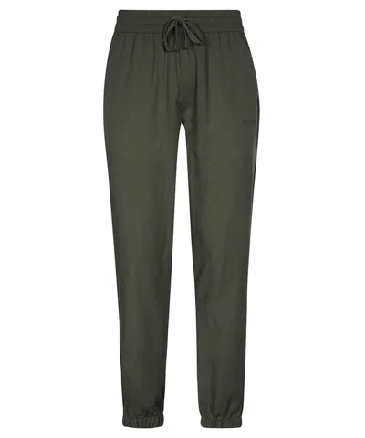 Les Deux Adjustable Drawstring Elastic Waistband Trousers In Grau