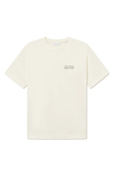 Les Deux Atlas Logo Graphic T-shirt In Ivory