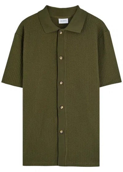 LES DEUX LES DEUX AXEL SS COTTON-KNIT SHIRT