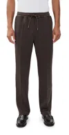 Les Deux Ballier Casual Track Pants Delicioso In Brown