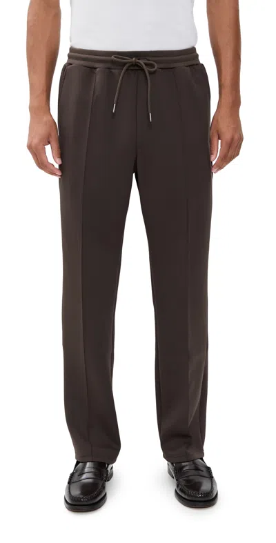Les Deux Ballier Casual Track Pants Delicioso In Brown