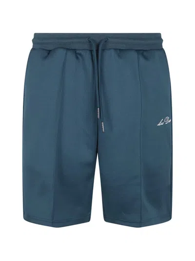 Les Deux "ballier" Crew Track Shorts In Green