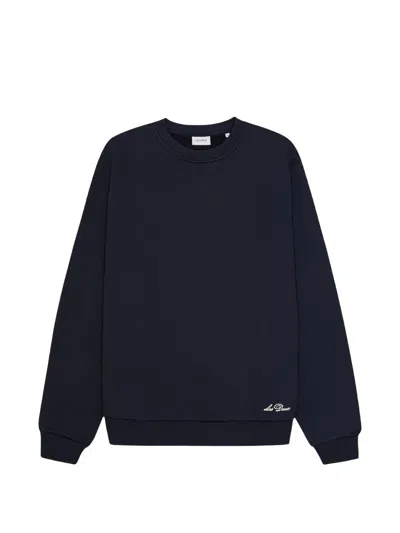 Les Deux Ben Artist Graphic-print Sweatshirt In Blue
