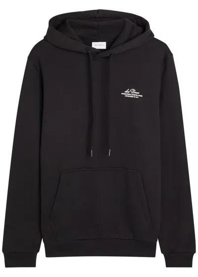 LES DEUX LES DEUX BEN GLOBE HOODED COTTON SWEATSHIRT