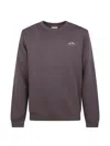 Les Deux "ben Globe" Sweatshirt In Brown