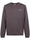 Les Deux "ben Globe" Sweatshirt In Brown