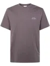 Les Deux Ben Globe T-shirt In Purple