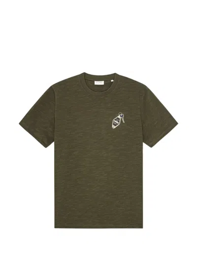 Les Deux Ben Troy T-shirt In Green