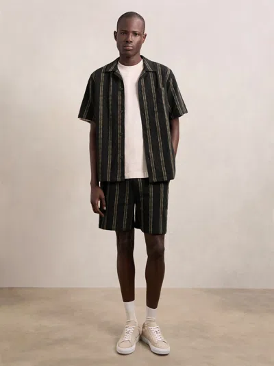 Les Deux Black Shorts In Green